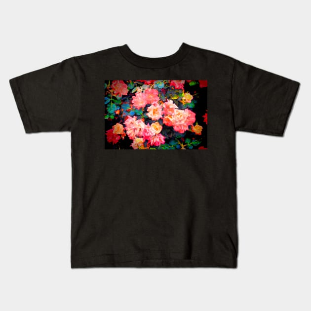 Rose 319 Kids T-Shirt by secretgardener